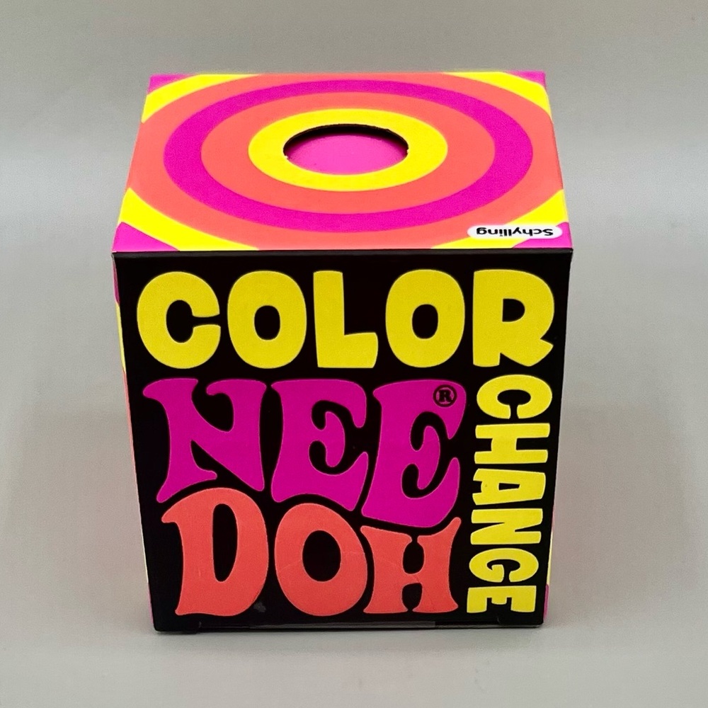 Schylling Color Changing NeeDoh Sensory Fidget Toy – Pink | NEW 🩷💜